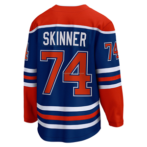 Jersey de Hockey sobre Hielo Personalizado de Edmonton, Jersey de Hockey sobre Hielo Bordado y Cosido a Medida - Product Image 4