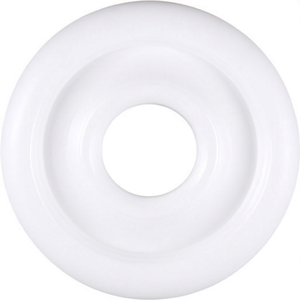 White <b>Plastic</b> Furniture Casters Spare <b>Wheel</b> with 100mm <b>Wheel</b> Diameter 300kg Load Capacity 12.5mm Axle 59mm Hub Length BS Rollers - Product Image 3