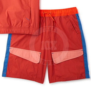 Conjunto cortavientos de nailon ligero personalizado, chaqueta con capucha de lona transpirable y pantalones largos, ropa de calle para correr en invierno - Product Image 4