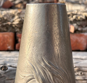 Jarrón de Aluminio Plateado Metálico de Estilo Geométrico Contemporáneo, Jarrones de Flores de Aluminio para Hogares de Lujo, Metal de Alta Calidad, Más Vendido - Product Image 3