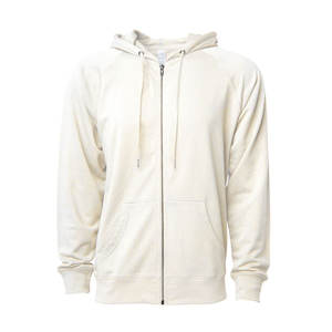 Sweat à capuche personnalisé 100% coton lourd avec fermeture éclair intégrale, logo personnalisé, en molleton bouclette pour homme, impression 3D en relief - Product Image 4