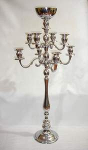 Candelabros decorativos altos aspecto clásico Premium lujos reales estilo único candelabros de pie de boda de lujo centro de mesa - Product Image 4