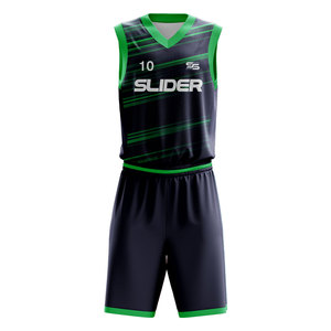 Juego de baloncesto impreso por sublimación de alta calidad, uniformes de baloncesto personalizados para hombres con alta calidad - Product Image 6