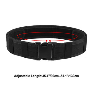 Ceinture tactique en nylon et polyester de qualité normale, 2 pouces, ceinture de sécurité, ceinture de service, haute résistance, tissu confortable, ceintures de service - Product Image 3