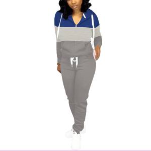 Vente en gros, survêtements de jogging imprimés de couleur unie pour femmes, survêtement personnalisé pour l'hiver, vêtements pour femmes de marque privée - Product Image 4