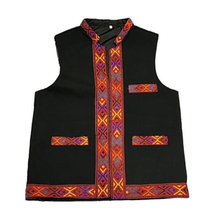 Chalecos con cuello en V para hombre de la mejor calidad, chalecos cortos de invierno de talla grande a la moda Vintage transpirables a prueba de viento - Product Image 4