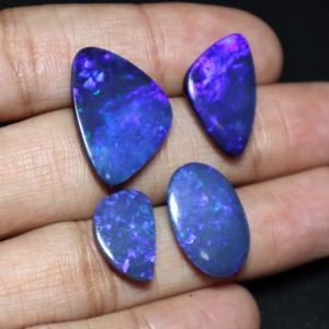 Cabujón de doblete de ópalo australiano Natural de 40 quilates, joyería de ópalo blanco de fuego múltiple, piedra preciosa suelta para manualidades - Product Image 2