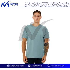 Camiseta de algodón de gran tamaño para hombre, ropa de calle elegante y holgada para la comodidad diaria de moda y trajes modernos - Product Image 2
