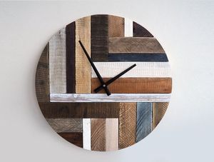 Horloge murale moderne la plus vendue, légère, durable, en résine, design carré, mouvement à quartz, affichage à aiguilles, pour la décoration murale du salon - Product Image 4