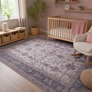 <b>Rug</b> Weavers RWDV1004 Aged Amber Ash Vintage Washable <b>Rug</b> Dropshipping Wholesale Washable Chenille 10 Sizes - Product Image 3
