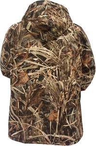 Vêtements de chasse silencieux en softshell pour hommes, résistants à l'eau, camouflage, randonnée en plein air, veste à capuche en polaire - Product Image 3