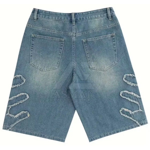 Pantalones Cortos Vaqueros Elásticos y Transpirables para Hombre, Estilo Casual Urbano, para Movimiento Flexible y Uso Diario - Product Image 6