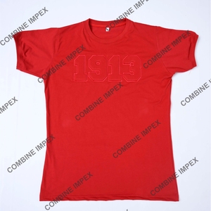Camiseta personalizada con logotipo en relieve para bebé y mujer, camisetas ajustadas con gráfico ajustado, ropa de calle, ropa de marca de moda transpirable - Product Image 5