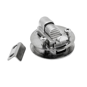 Nouvelle poignée de porte encastrée en acier inoxydable marin 316 de 2 pouces avec loquet à pression pour trappe de pont de bateau - Product Image 5