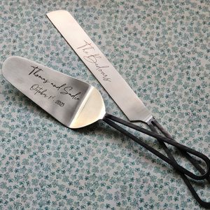 Best Selling Metal Cake Knife And Server <b>Set</b> For Wedding Party Christmas Hotel Restaurant Use in Low Price - Product Image 6
