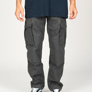 Pantalon cargo en toile pour homme, décontracté, multi-poches, respirant, séchage rapide, écologique, avec cordon de serrage, grande taille, style urbain, hiver - Product Image 1