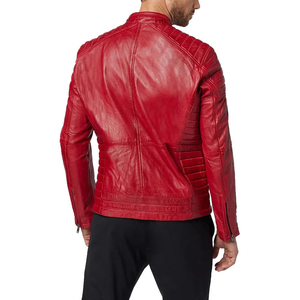 Veste vintage de baseball en laine de haute qualité à manches en cuir personnalisé OEM Veste en cuir véritable pour hommes Expédition DDP - Product Image 4