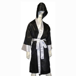 ชุดคลุมฝึกซ้อมมวยปล้ำ มวยสากล MMA มวยไทย แบบมืออาชีพ คุณภาพสูง ออกแบบตามสั่ง พร้อมฮู้ด ผ้าโพลีเอสเตอร์ ระบายอากาศได้ดี - Product Image 4