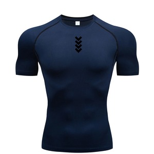 MoiveWolverine Print Compression Shirts <b>Men</b> <b>Swim</b> Rash Guards Short Sleeve Workout Surfing Workout Fitness <b>Top</b> - Product Image 4