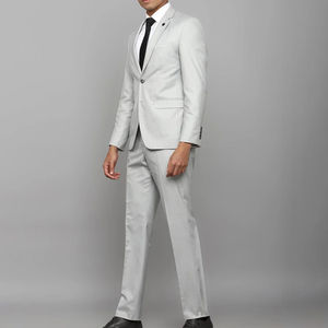 Traje de Hombre de Tres Piezas, Estilo Casual de Negocios, Corte Regular, Profesional, Formal, para Novio, Padrino de Boda, Trajes de Hombre - Product Image 4