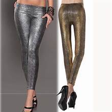 2025 Wholesale High Quality Snakeskin Design Leather Pants Breathable Black Fashion Casual Style Flat Front Waist for Winter - Product Image 4