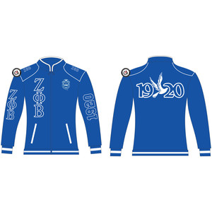 Custom Made Men Bikers Riding Durable Outdoor <b>Racing</b> Zeta Phi Beta <b>Jacket</b> Sorority and Fraternity Full Zipper <b>Racing</b> <b>Jacket</b> - Product Image 2
