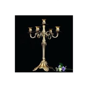 Candélabre de décoration de mariage européen Candélabre de table en or Chandelier de qualité haut de gamme Chandelier romantique - Product Image 1