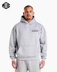 Custom Print Logo High Quality 100% Cotton Hoodies Men and <b>Sweatshirts</b> <b>Vintage</b> Hooded Embossed Printing Solid Pattern - Product Image 1