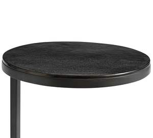 Metal Drink <b>Table</b> Aluminium and Iron <b>Side</b> <b>Table</b> Round Top Pedestal <b>Table</b> for Living Room and <b>Bedroom</b> Furniture - Product Image 2