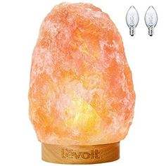 โคมไฟตกแต่งรูปเกลือธรรมชาติสีชมพูหิมาลายันแกะสลักสไตล์ความรักฮวงจุ้ยฮอร์นเครื่องฟอกอากาศประจุลบผ่อนคลาย - Product Image 3