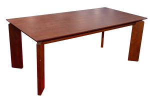 Michelin 6-Piece Dining Set With <b>Rattan</b> Back Chairs and Brown Ash Wood for the Dining Room - Product Image 4