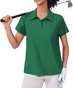 Popular Design Multi Optional Breathable 100% Cotton Short Sleeve Anti-wrinkle <b>Women</b> T-shirts Quick Drying <b>Polo</b> Shirt Customized - Product Image 6