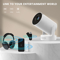 Projecteur Hy300 Ultra 4K Vidéo, Projecteur Portable Wifi 6, Projection d'écran sans fil, Projecteur de cinéma maison intérieur