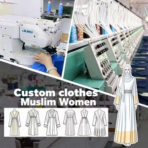 Hot Custom Premium Jersey Fabric Khimaar With <strong>Underdress</strong> Design Women's Abaya Khimar Set for Muslims Netherlands - Product Image 5