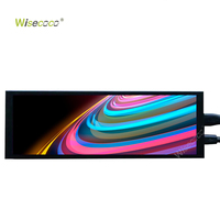 Moniteur LCD portable USB-C mini H/D IPS de 7,84 pouces 1280*400, écran LCD étiré pour écran secondaire, écran d'ordinateur