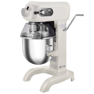 Batteur planétaire professionnel sur pied - Numérique - 20L - 1,1kW - avec écran, éclairage et 3 accessoires - Ivoire clair - Product Image 4