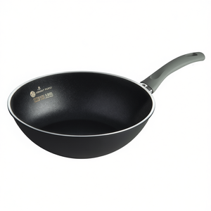 Wok Antiadherente de Aluminio LAZISE de 28 cm con 1 Asa, Compatible con Ballarini, Color Negro 1008454 - Product Image 2