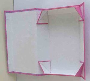 Gran oferta, hermoso diseño hecho a mano, caja de cartón de papel Kraft ecológica plegable personalizada, regalo cosmético rosa de 27x12x5cm - Product Image 2