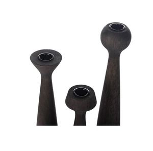 <b>Candlestick</b> wooden tabletop candle <b>holder</b> Christmas indoor and outdoor Christmas decoration parties new year decor made India - Product Image 2