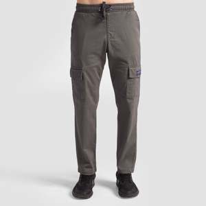 Pantalon cargo LiteFlex Slim Fit 100% coton tissu Oxford, logo personnalisable, décorations à fermeture éclair, style camouflage, coloré, 6XL (gris) - Product Image 2