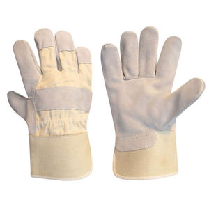 High Quality Men's Cowhide Split Leather Safety <b>Gloves</b> Cut Resistant <b>Gloves</b> for Construction and Industrial Use - Product Image 6