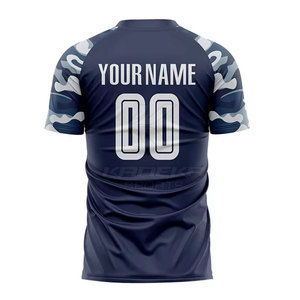 เสื้อเจอร์ซีย์ซับลิเมชั่นออกแบบเอง ระบายอากาศ แห้งเร็ว แขนสั้น คอกลม สำหรับผู้ชาย ฤดูร้อน โพลีเอสเตอร์ 100% KANEKA SPORTS KS-SJ-05 - Product Image 6