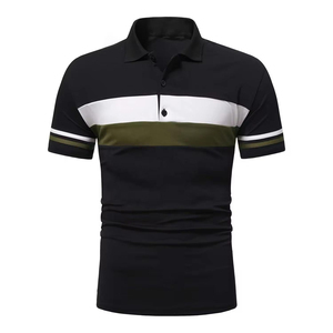 Liso Golf personalizado para Polos Venta al por mayor de algodón de seda Bordado Logo Camisetas Ropa DE TRABAJO Imprimir Promoción - Product Image 1