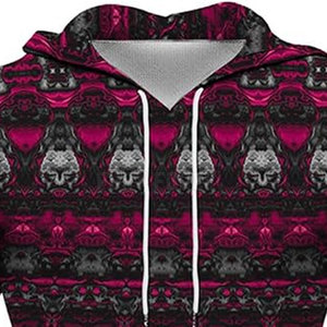 เสื้อฮู้ดผ้าฝ้าย100% สำหรับผู้ชายดีไซน์แบบกำหนดเองใส่สบายคอปกพิมพ์ลายสไตล์ลำลองสำหรับฤดูหนาว - Product Image 4