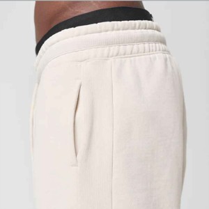 Pantalones cortos deportivos populares de calle para hombre con logotipo personalizado, pantalones cortos de gimnasio hasta la rodilla para hombre, pantalones cortos informales de algodón de rizo y hip-hop - Product Image 6