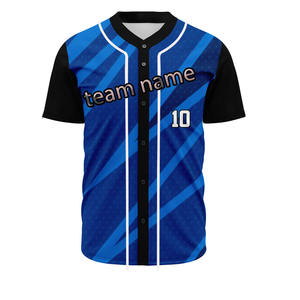 Vente en gros de baseball vierge avec impression personnalisée Vêtements de sport pour hommes Maillot de softball Maillot de baseball sublimé pour hommes - Product Image 1