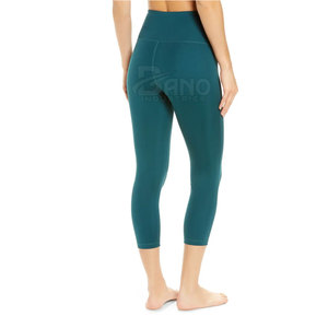 Leggings de Cintura Alta para Mujer, Cómodos, de Punto, Spandex/Poliéster, Último Estilo en Oferta, Ropa de Yoga Transpirable, Servicio OEM, MOQ Bajo - Product Image 3