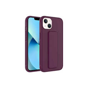 Funda Protectora de Silicona Netzy Stylish SAFA Qstand para iPhone 14 Plus, Estilo Damson (Mrdm), Compatible con Teléfonos Móviles - Product Image 1
