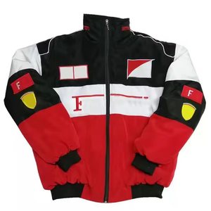 Chaqueta de Motociclista Retro Casual Suave de Alta Calidad OEM, Chaqueta Bomber Acolchada Personalizada al por Mayor, Transpirable, Resistente al Viento, con Bordado - Product Image 3