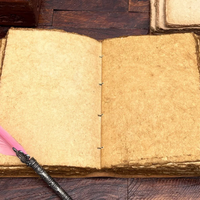 Phase de lune et arbre de vie pentagramme en relief Livre des ombres Grimoire Vintage Leather Journal hardcover Magic Spell Notebook